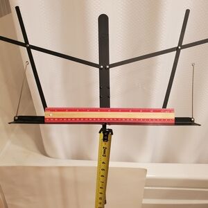 Black Music Stand With Black Bag